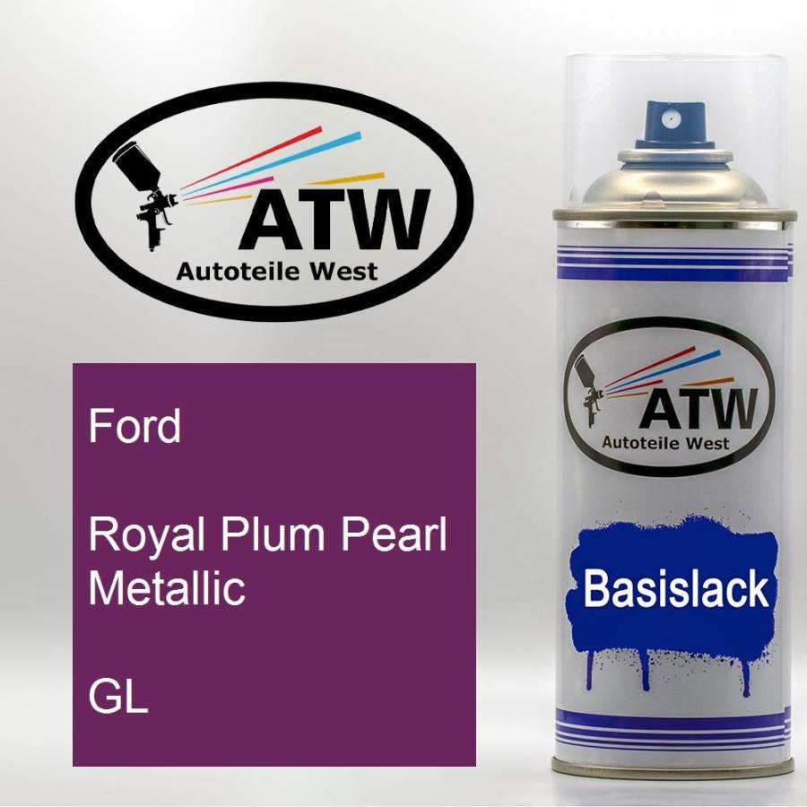 Ford, Royal Plum Pearl Metallic, GL: 400ml Sprühdose, von ATW Autoteile West.